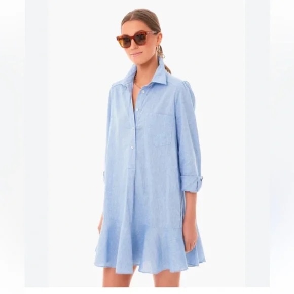Tuckernuck Dresses & Skirts - Tuckernuck Chambray Callahan Shirt Dress, Women’s Size XS, Fits 0-2